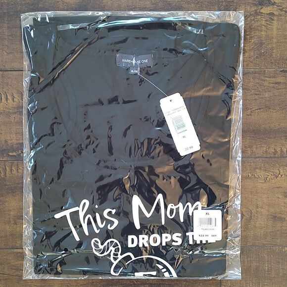 New With Tag Size XL Warehouse One Women's Black F Bomb Racerback Tank - Picture 6 of 9